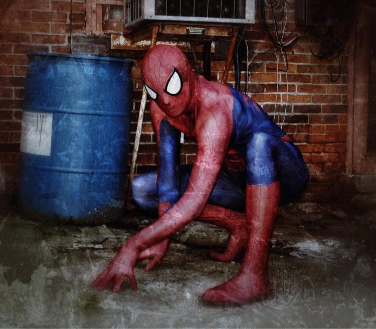 Local Cosplay Celebrity Kyle Davis as Spider-Man